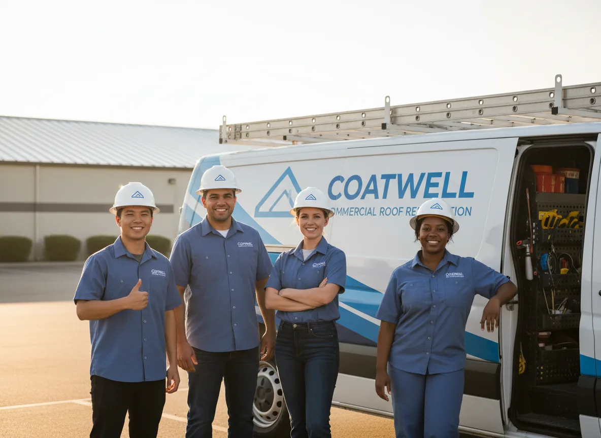 Commercial roof coating company in Augusta, IL